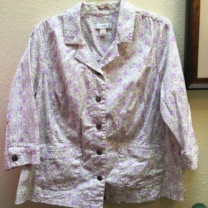 Cotton jacket. Sz. 1 X